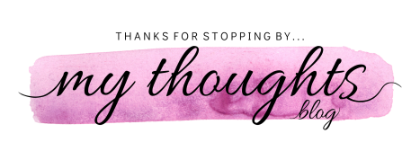 My Thoughts Signature - Pink